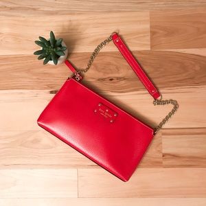 NWOT Kate Spade Wellesley Byrd Bag Red